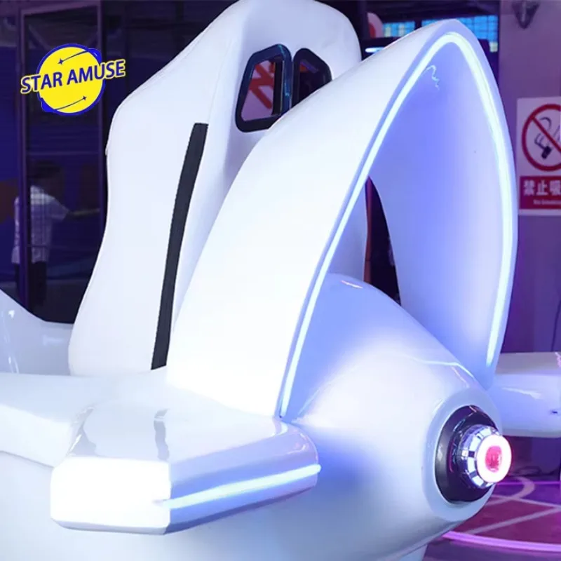 Indoor VR Flight Simulator Virtual Reality Arcade Game Machine For Shopping Mall Airplane Flying Shooting Gaming