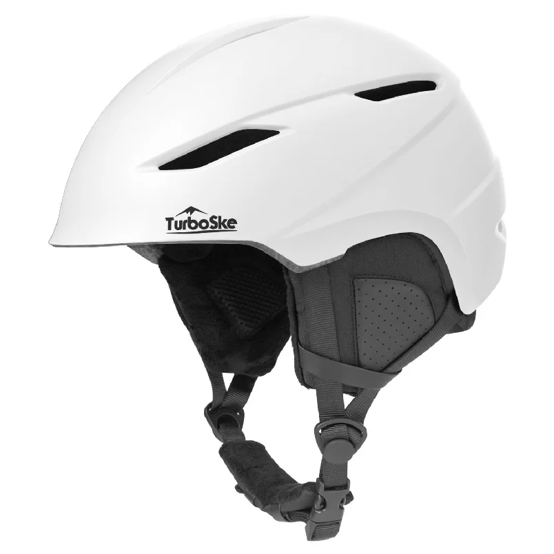 Integrated Warm Ski Helmet Adjustable Lightweight Comfortable Snowboard Helmet for Winter Warmer Helmet