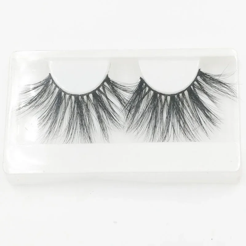 1ペア 3Dミンクつけまつげ ナチュラルメイク アイラッシュエクステンション ロングクロスボリューム ソフトフェイクアイラッシュ ウィングド フォックスシル