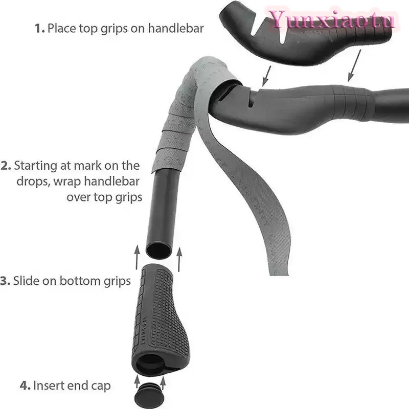 Road Bike Cruise Control Handlebar Grip, Ergonomic Throttle Assist for All Drop Bar Handlebars