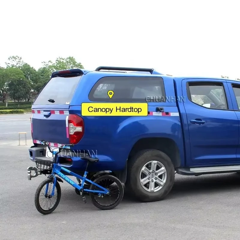 مظلة لاقط من الألياف الزجاجية ذات سطح صلب لسرير Tundra tacoma بطول 5 أقدام وغطاء Tonneau الصلب #3