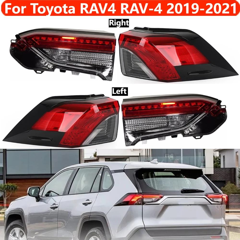 

Car LED Rear Tail Lamp Assembly Brake Light 81550-0R090 For Toyota RAV4 RAV-4 2019-2021 NO Bulb