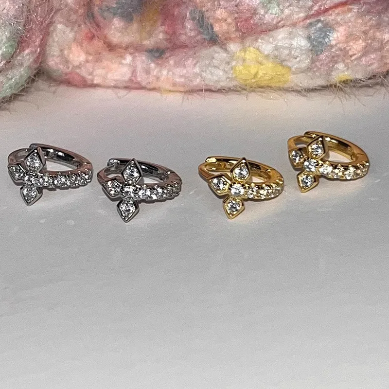 الأقراط الزركون الفاخرة للنساء ، الأقراط الخفيفة ، شخصية ، تصميم جديد ، الموضة ، الخريف