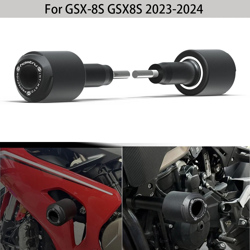 

For Suzuki GSX-8S GSX8S Frame Sliders Crash Protector Motorcycle Falling Protection Pad 2023-2024
