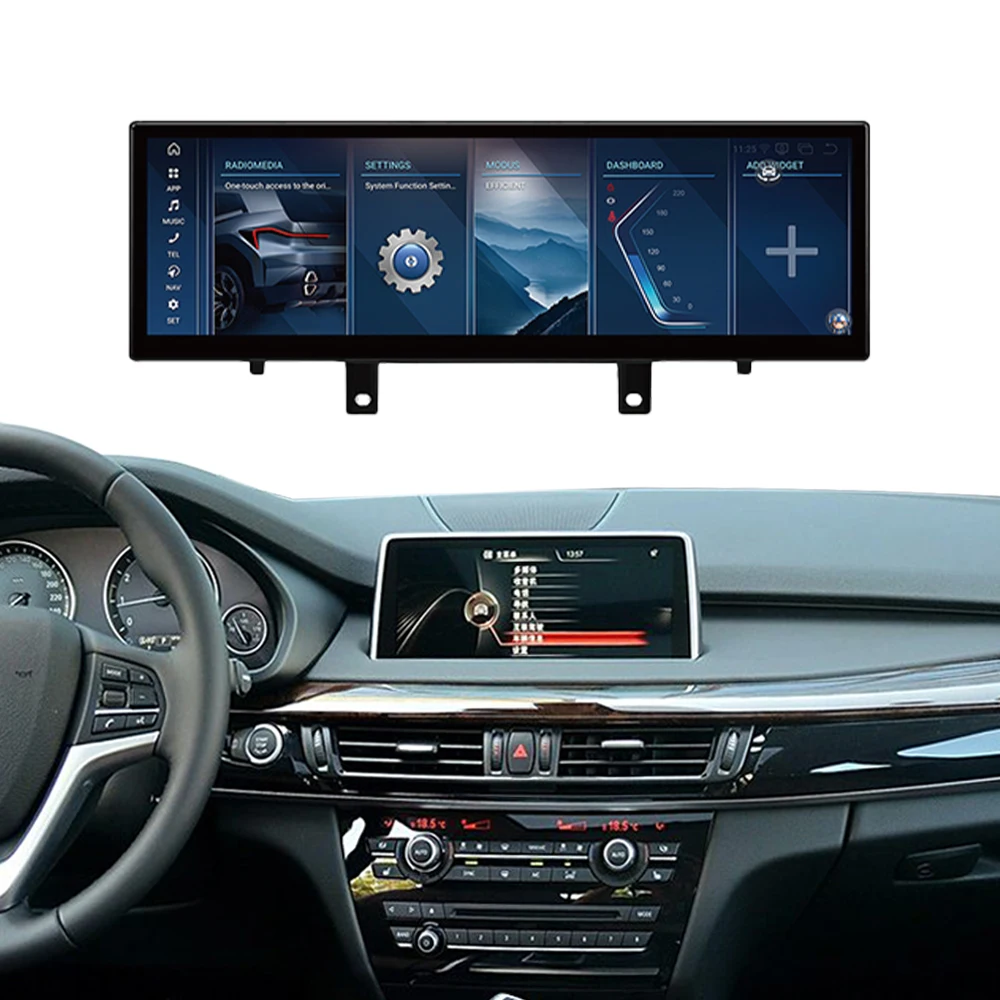 NBT X5 X6 F15 F16 Android Car Screen 14.9 Inch Wireless CarPlay Android Auto Bluetooth Car Dvd Player Screen 2013 - 2015