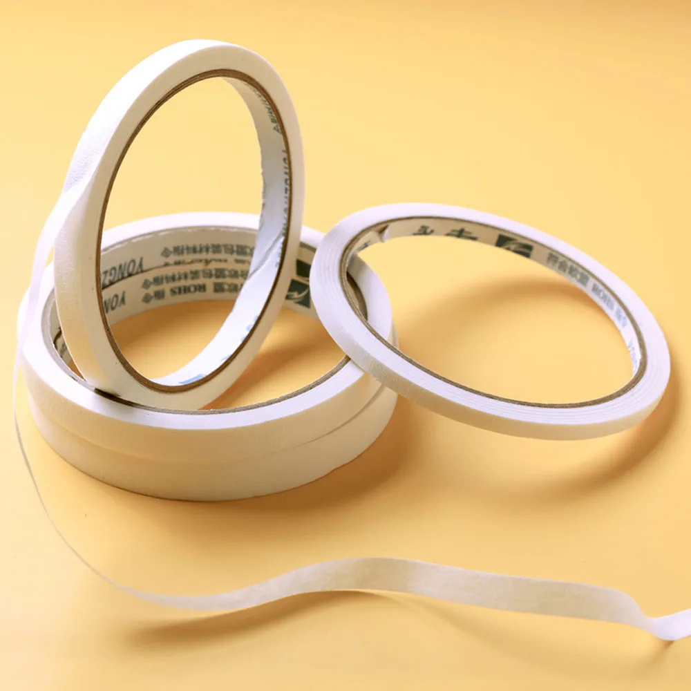 White Isolation Tape Adhesive Nail Art Masking Tape Nail Art Decoration Nail Tape Stickers Manicure Tools