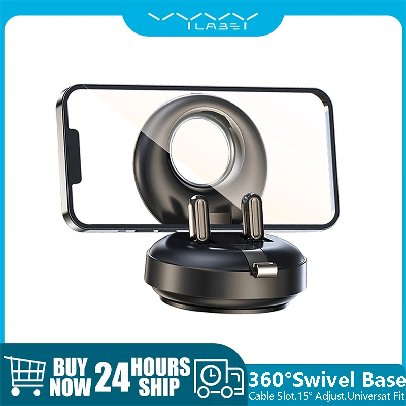 

Vyvylabs 360 ° Rotatable Car Phone Holder Universal Desktop Cellphone Mount Fixed Shockproof Mobile Stand For Indoor And Outdoor