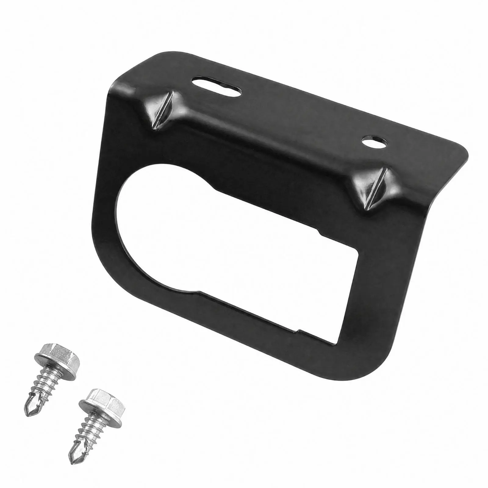 Durable Plastic Trailer Connector Socket Mounting Bracket for RV Boat Truck Electrical Repair Work