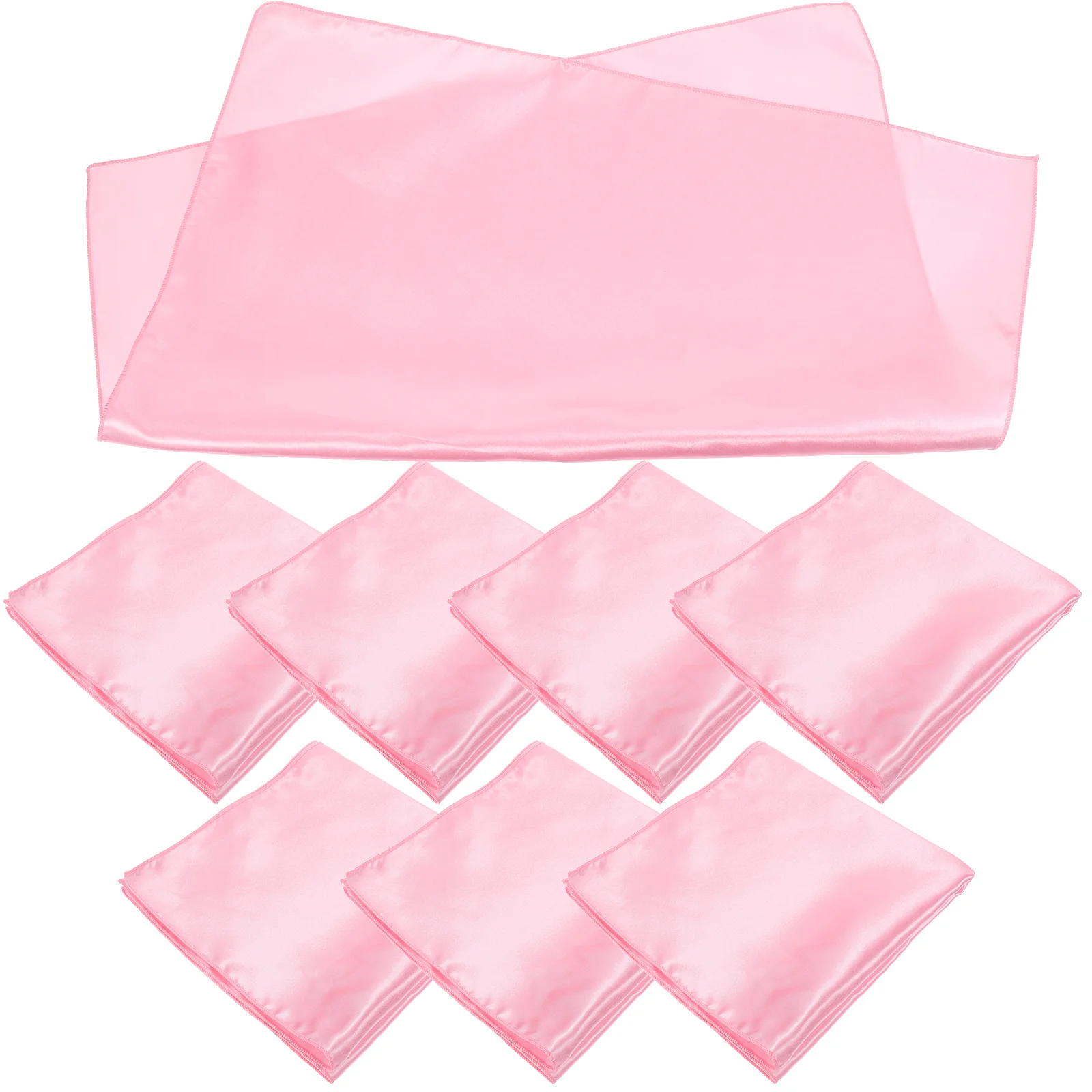 8pcs Satin Napkins Satin Cloth Napkins Soft Smooth Fabric Table Napkins Washable Cloth Napkins Napkins Cloth