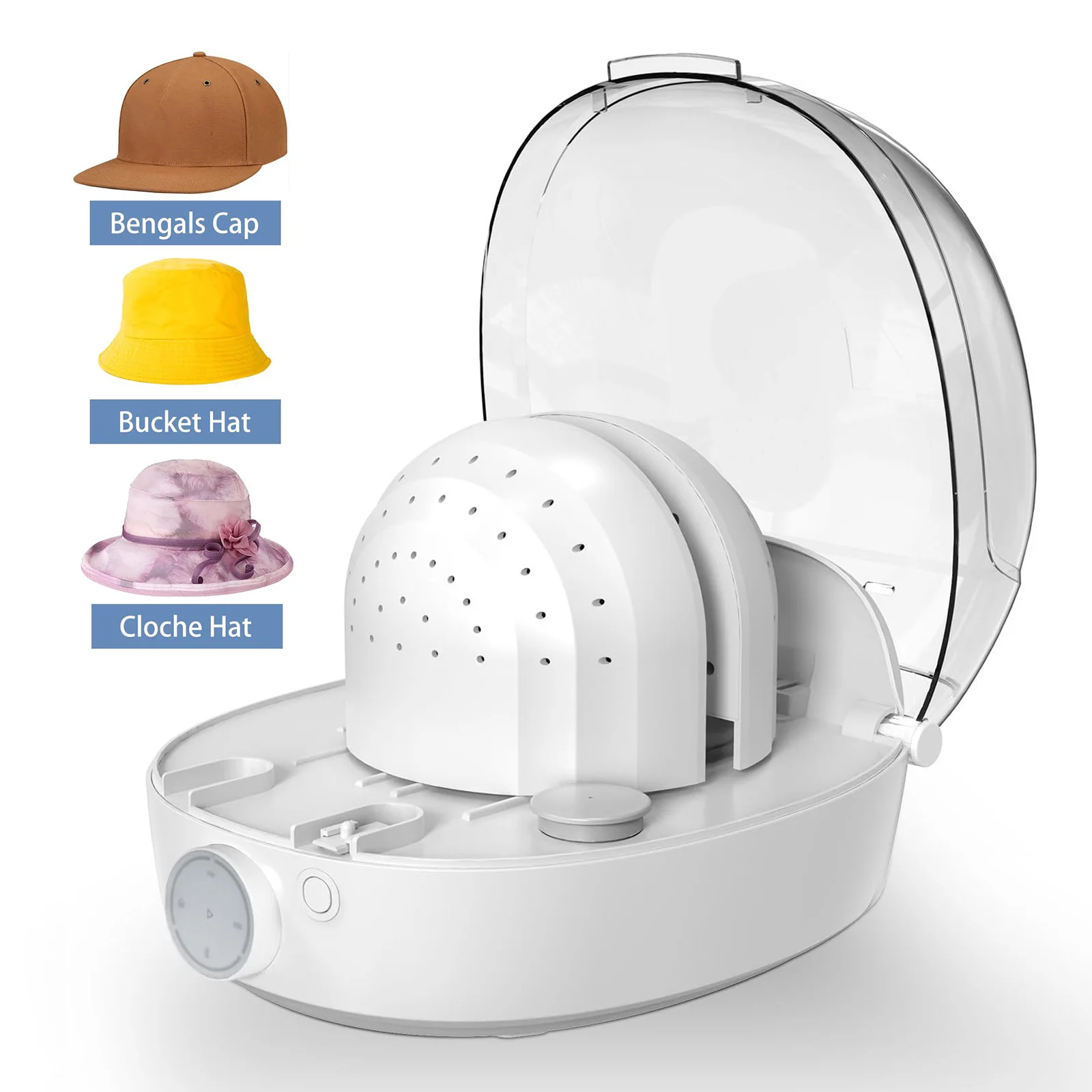 Automatic Hat Care Portable Drying Shaping Ironing Cleaning Beanie Cloche Hat Bengals Cap Steam Care Machine Cleaner for Home