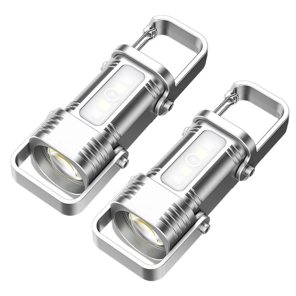 

Keychain Flashlight Multi-function Super Bright Keychain Flashlight Waterproof Rechargeable Outdoor Floodlight Flashlight