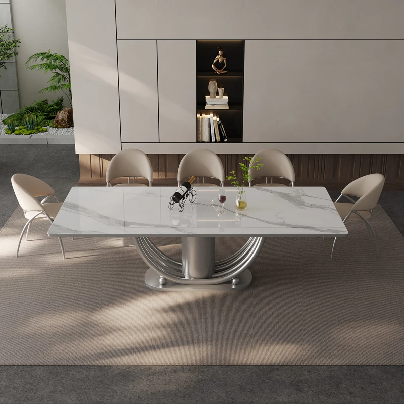 Children Coffee Dining Table Kitchen Marble Mahjong Makeup Dining Table Restaurant Conference Mesas De Jantar Kitchen Furniture
