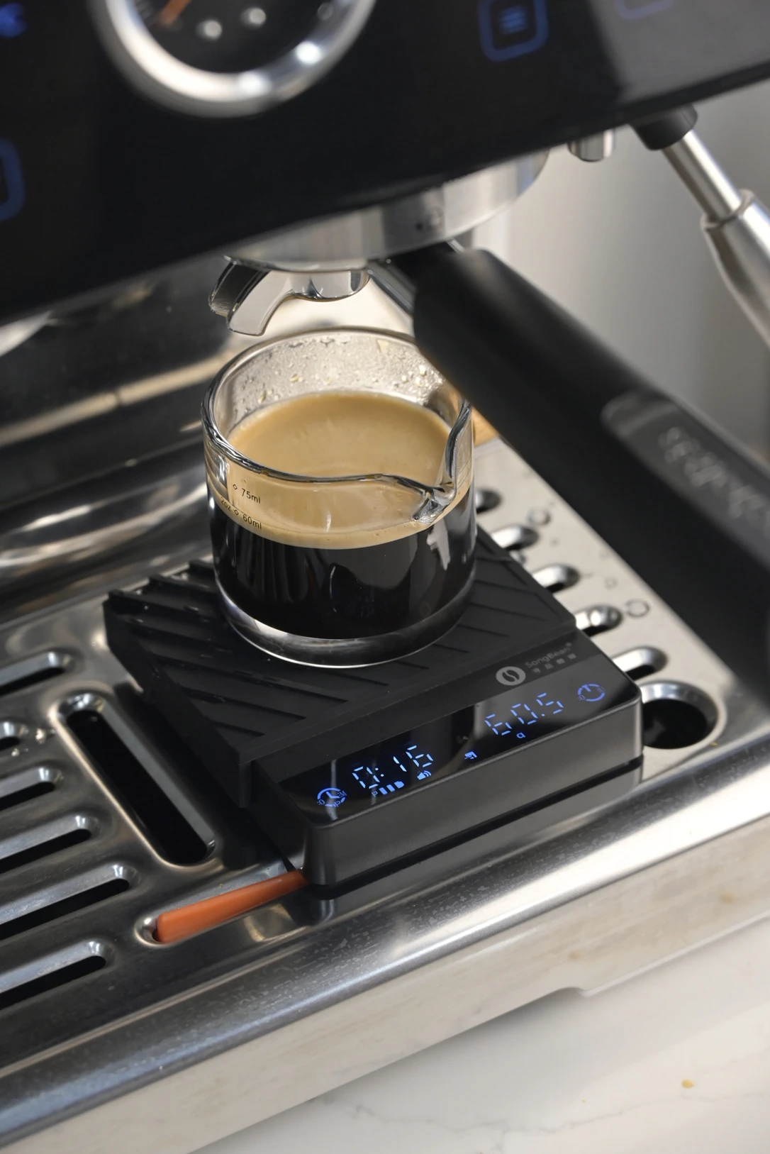 SongBean/SearchPean Tiny2S Up Tiny3C Kaffeewaage Mini mit Timer P Wake Up – Ideal für Espresso und Pour Over in kleinen Räumen – Detail 12