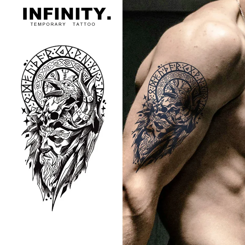 Domineering temporary tattoo sticker, waterproof magic tattoo, lasts to 8-15 days fake tattoo, semi permanent tattoo