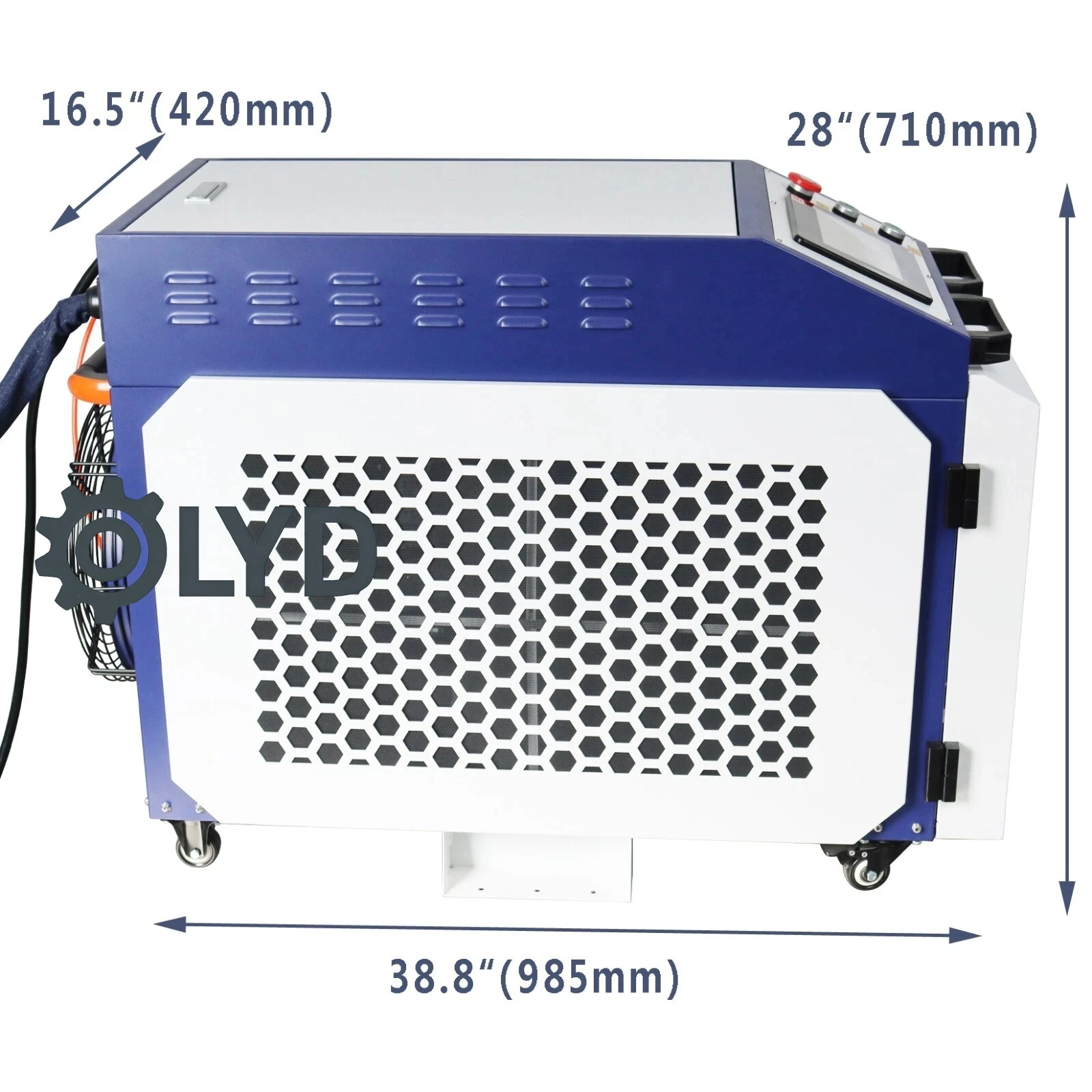 Fiber Laser Cleaning Machine 220V Laser Rust Remover for Metal Stainless Steel Portable Rust Removal Tool