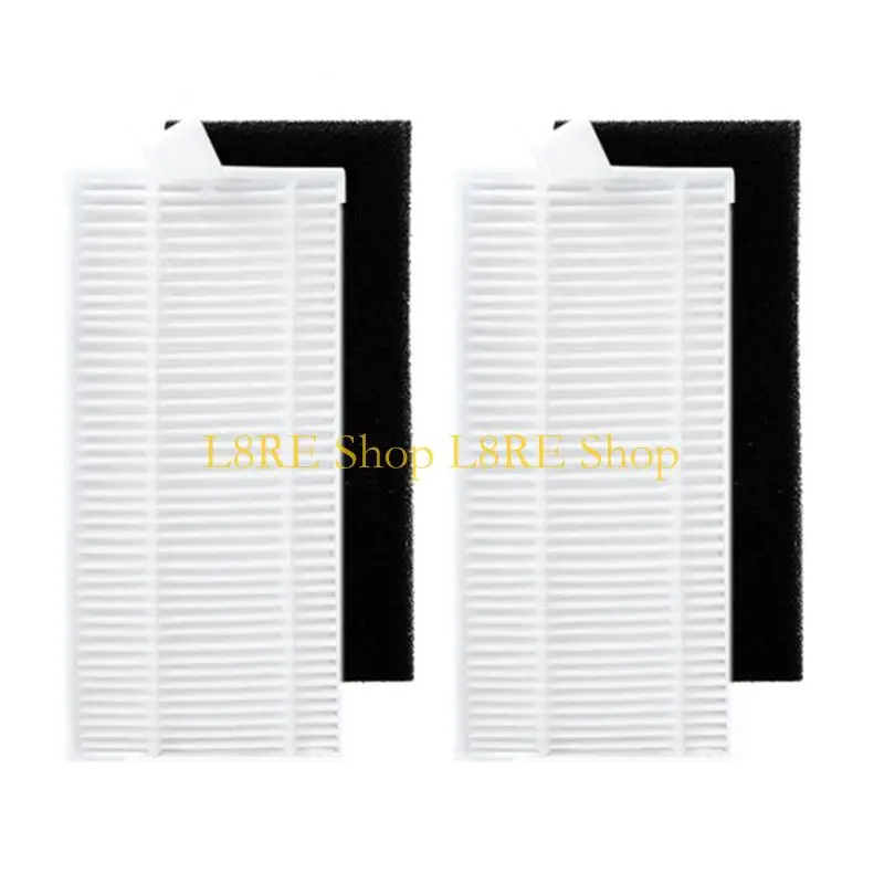 مرشحات L8RE 2PCS لـ Robovac L35 Vacuum Filter تحسين كفاءة التنظيف