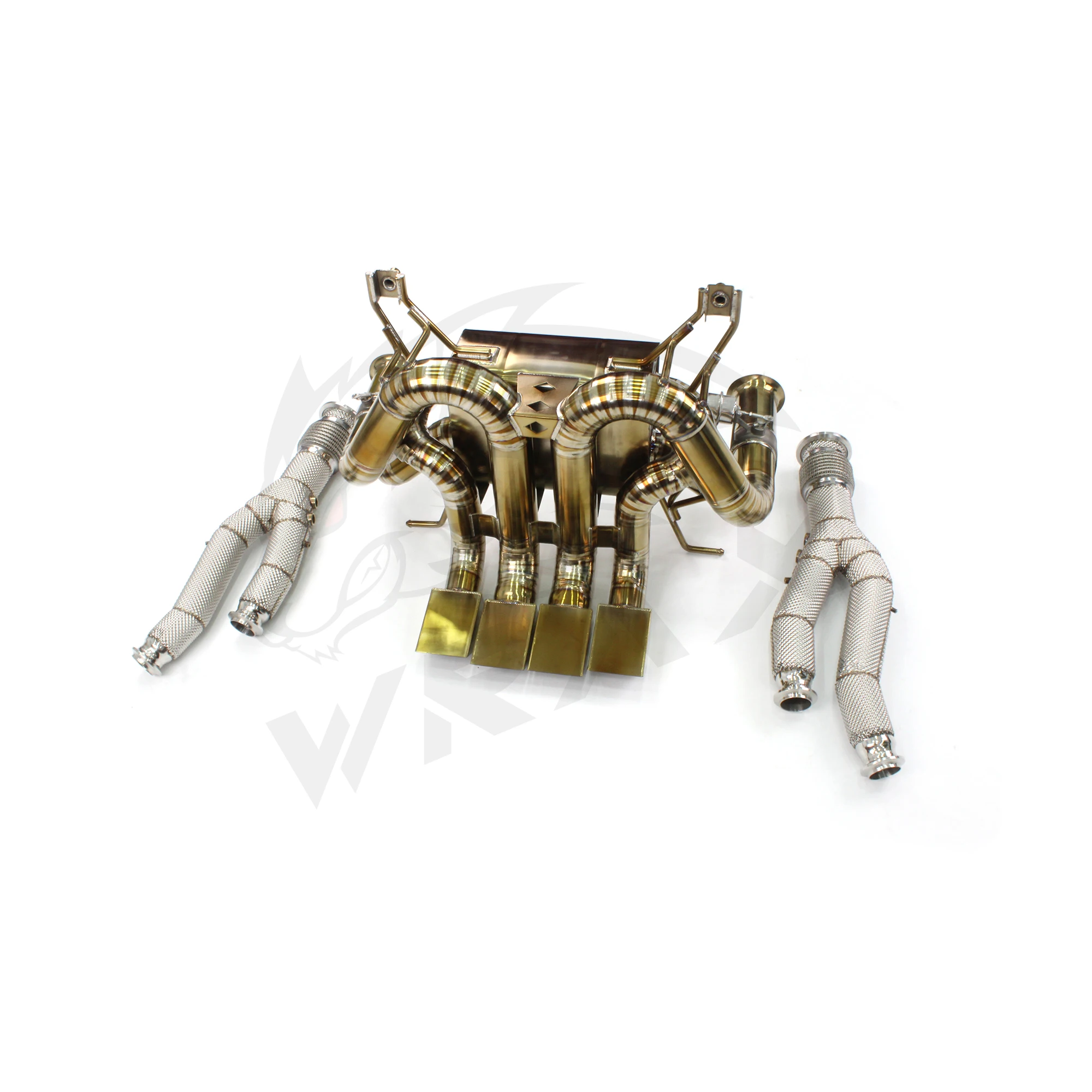 WRAX Agresywny Dźwięk Tytanowy Catback + Downpipe ze Stali Nierdzewnej SS304 z Osłoną Termiczną Układ Wydechowy do Lamborghini Aventador SV LP750-4 2015-2017