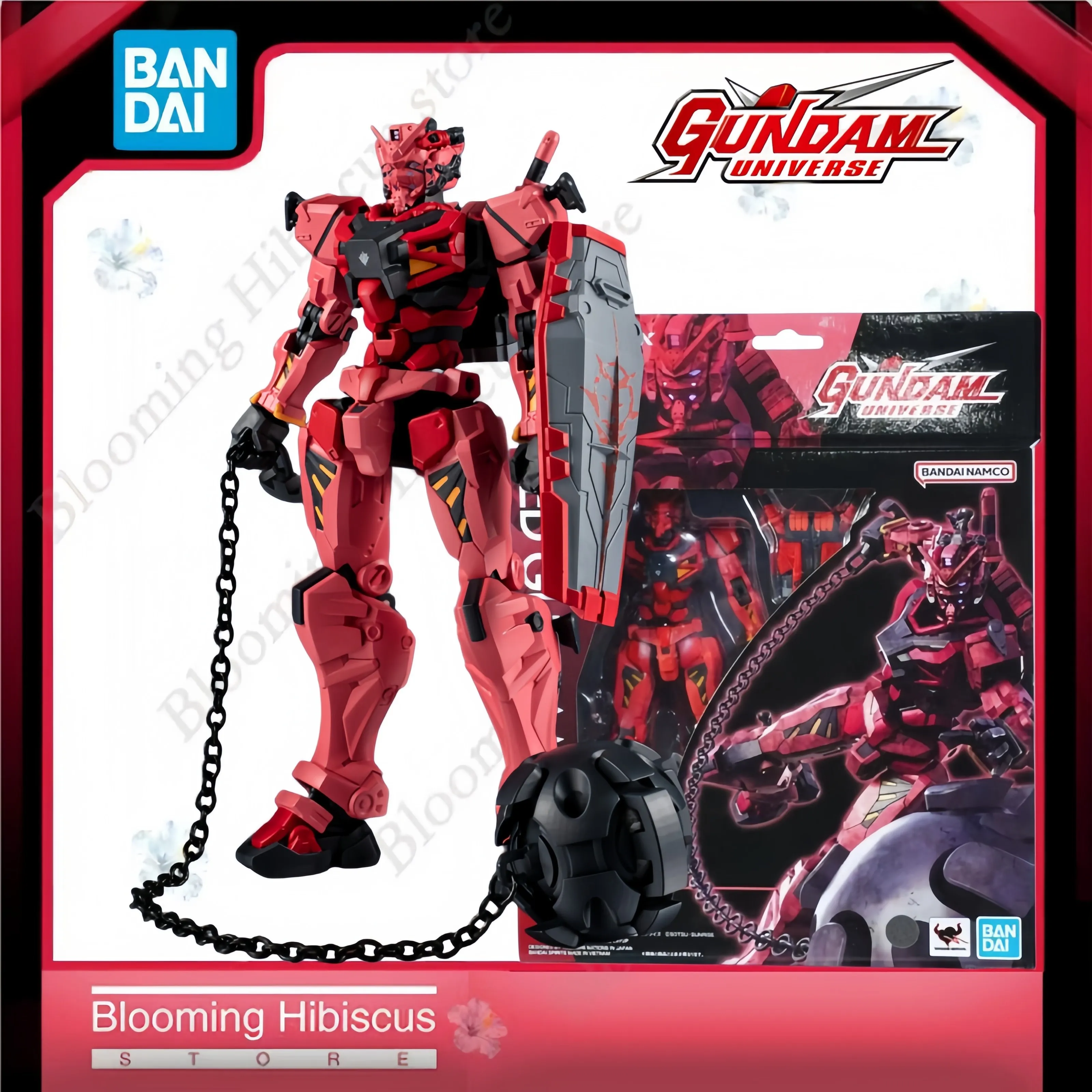 

Коллекционная фигурка Bandai Gundam Universe gMS-α Red Gundam, оригинальная модель аниме-робота, игрушка, подарок