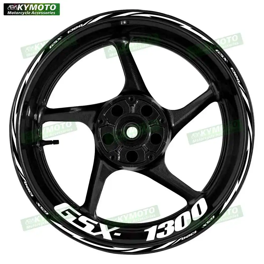 For GSX-1300 R GSX1300R motorcycle accessories 17 inch front and rear rims decals fairing reflective stripes sticker decoration