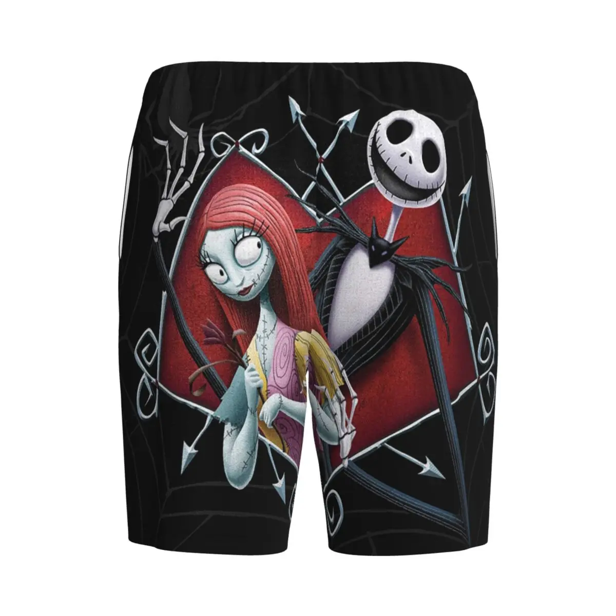 مخصص هالوين الجمجمة جاك سالي بيجامة قيعان الرجال تيم بيرتون عيد الميلاد فيلم الرعب صالة النوم السراويل تمتد ملابس خاصة