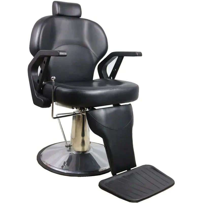 

Barber Hair salon lift can be reclined Shaving Oil head Hair salon Perm dyeing and cutting High density