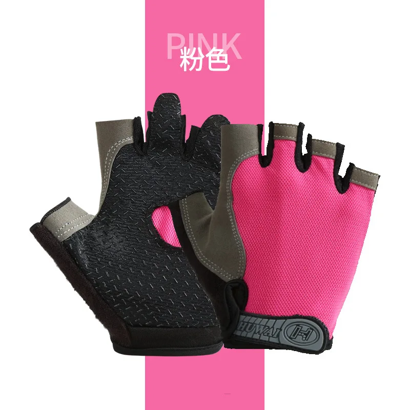 Cycling Half Finger Outdoor Anti Slip Anti Sweat Men Women Fitness Gloves Breathable Anti Shock Sports Gloves for Bike Bicycle