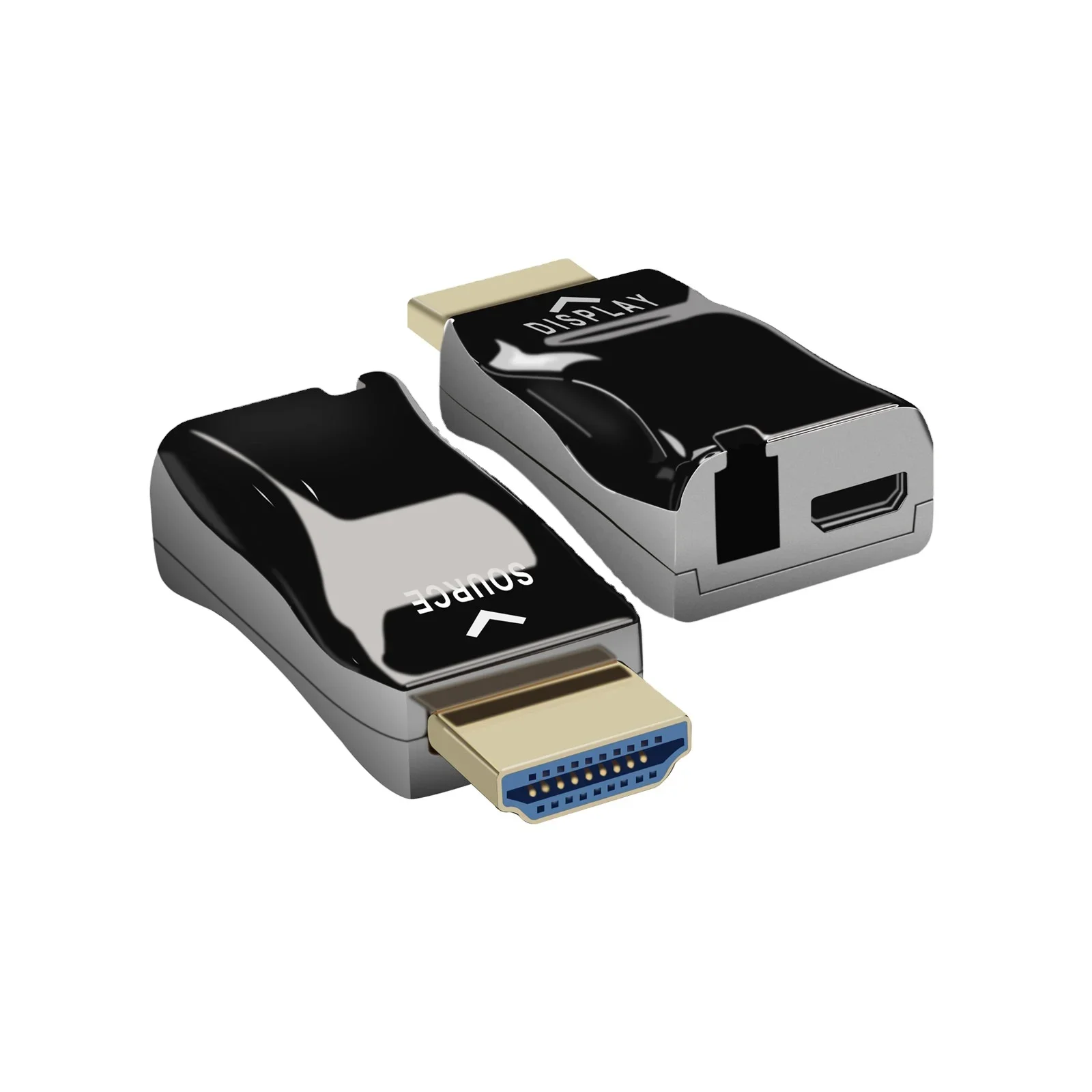 

HDMI Fiber Extender 4K 30Hz Multi Mode Single Core 300 Meters USB Power Input
