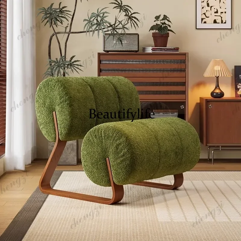 Medieval style home bedroom balcony single sofa chair living room lazy leisure sofa m138