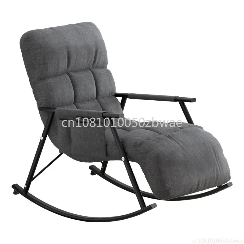 Rocking Chair Lounge Chair Balcony Home Leisure Nordic Style Rocking Chair Adult Bedroom Lazy Sofa Living Room Nap