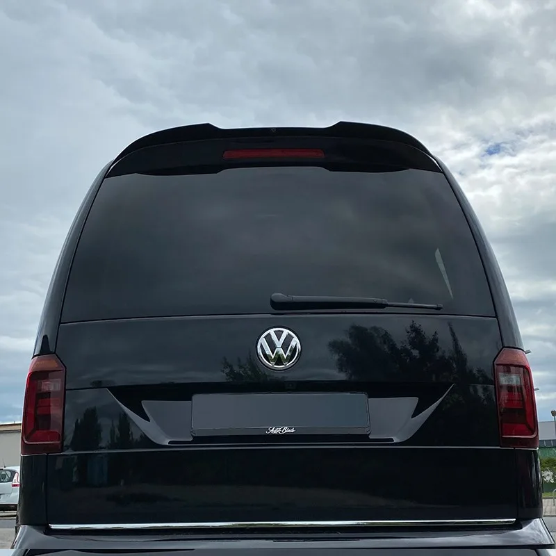 ل Volkswagen Caddy Mk4 2015 - 2020 ماكستون نمط سبويلر غطاء سيارة الخلفي جذع سقف الشفاه سبويلر الجناح الخلفي التمهيد غطاء بوديكيت ضبط