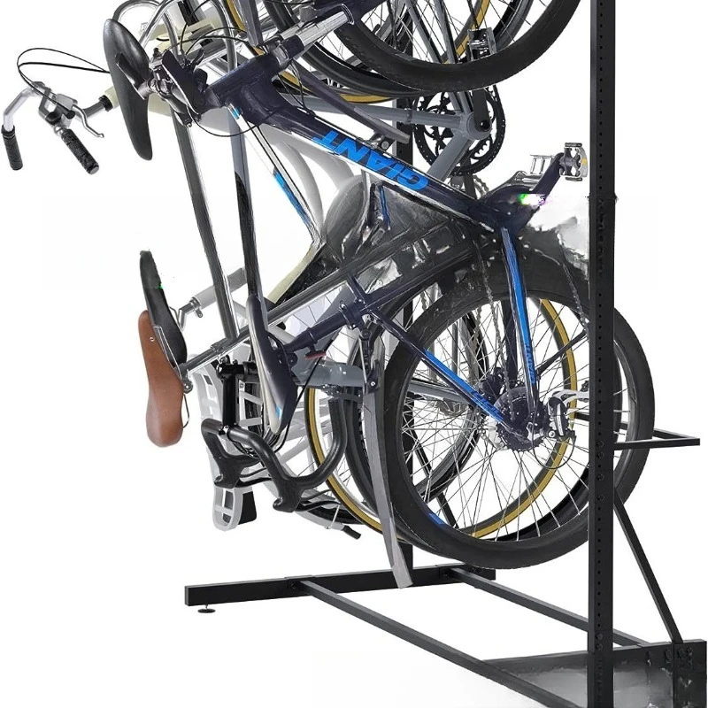 Bicycle parking rack Multiple road bikes Mountain bikes Bold firm hanger Display rack Cross-border metal adjustable