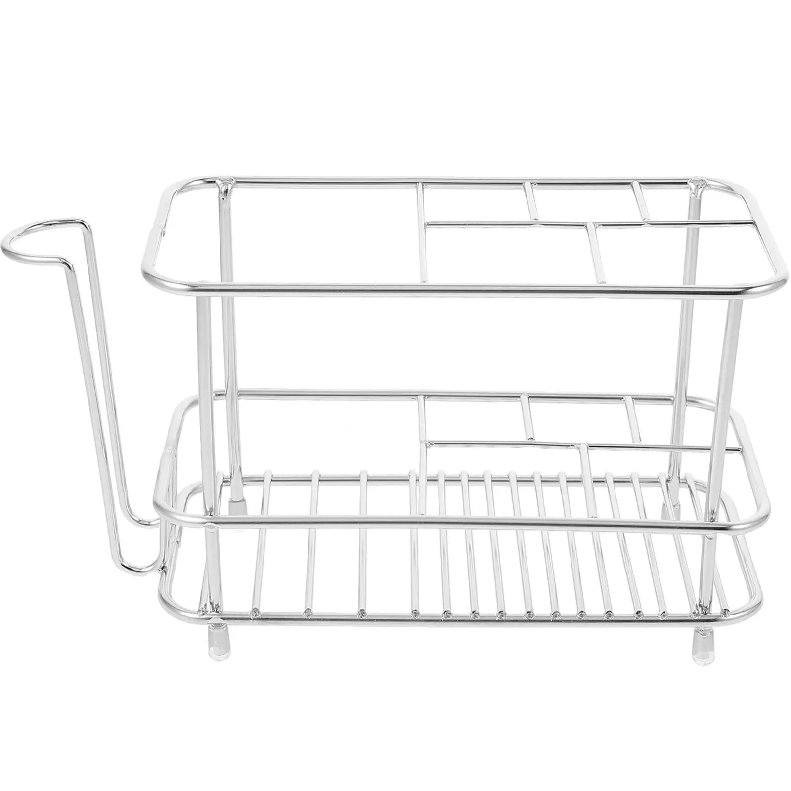 

Stainless Steel Toothbrush Holder 4 Toothbrushes Stand Bathroom ganizer Reusable Metal Rack Home Supplies Storage Solution