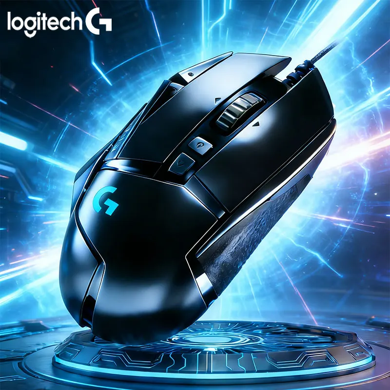 

Игровая мышь Logitech G502, длительное время автономной работы, низкая задержка, проводная, высокое разрешение, идеально подходит как для игр, так и для офисной работы.