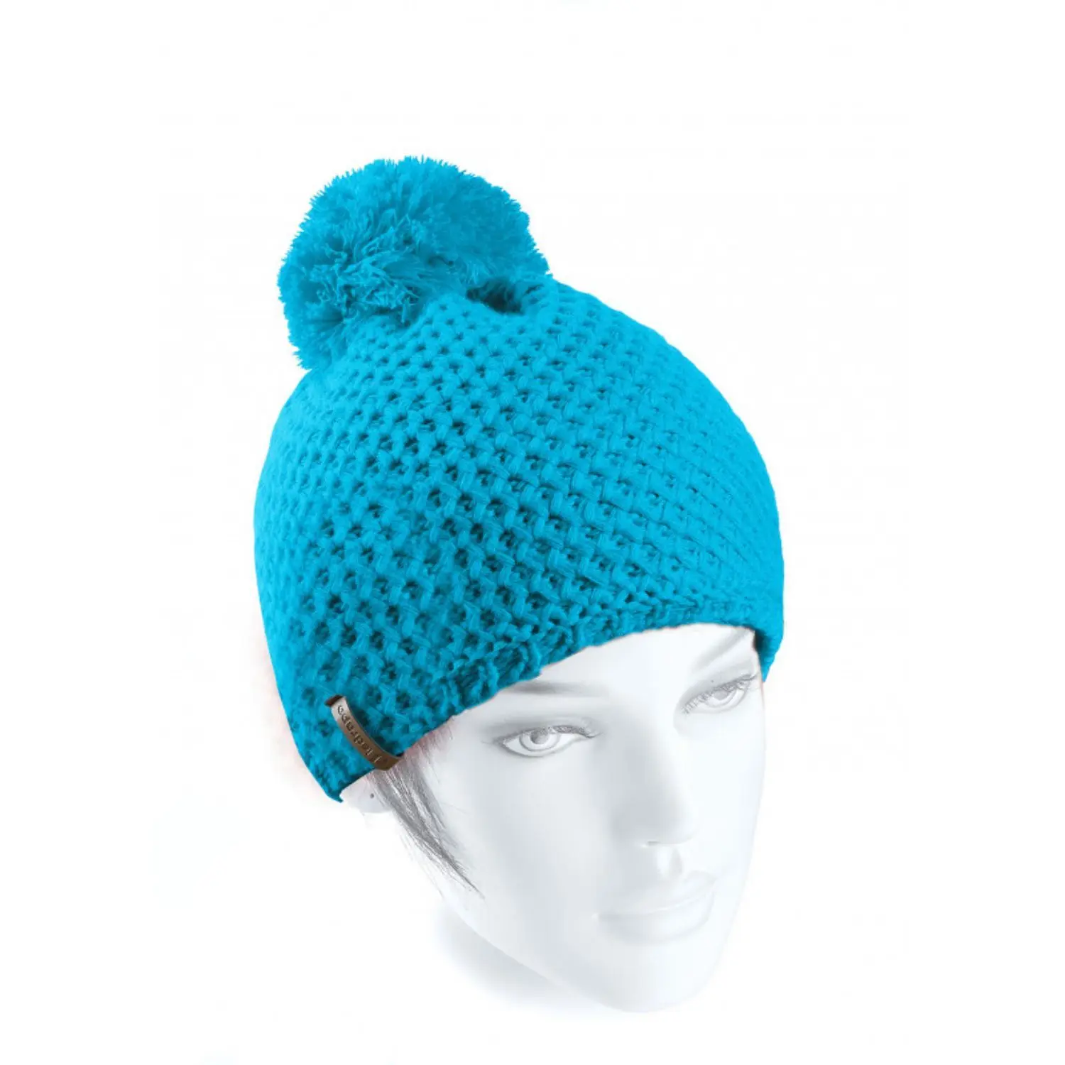 

LEDRAPO UNIS,Pompon Bonnet&Bandeau,Pure Merino Wool France Knitted HATS and HEADBANDS, MICROSKATE X LEDRAPO