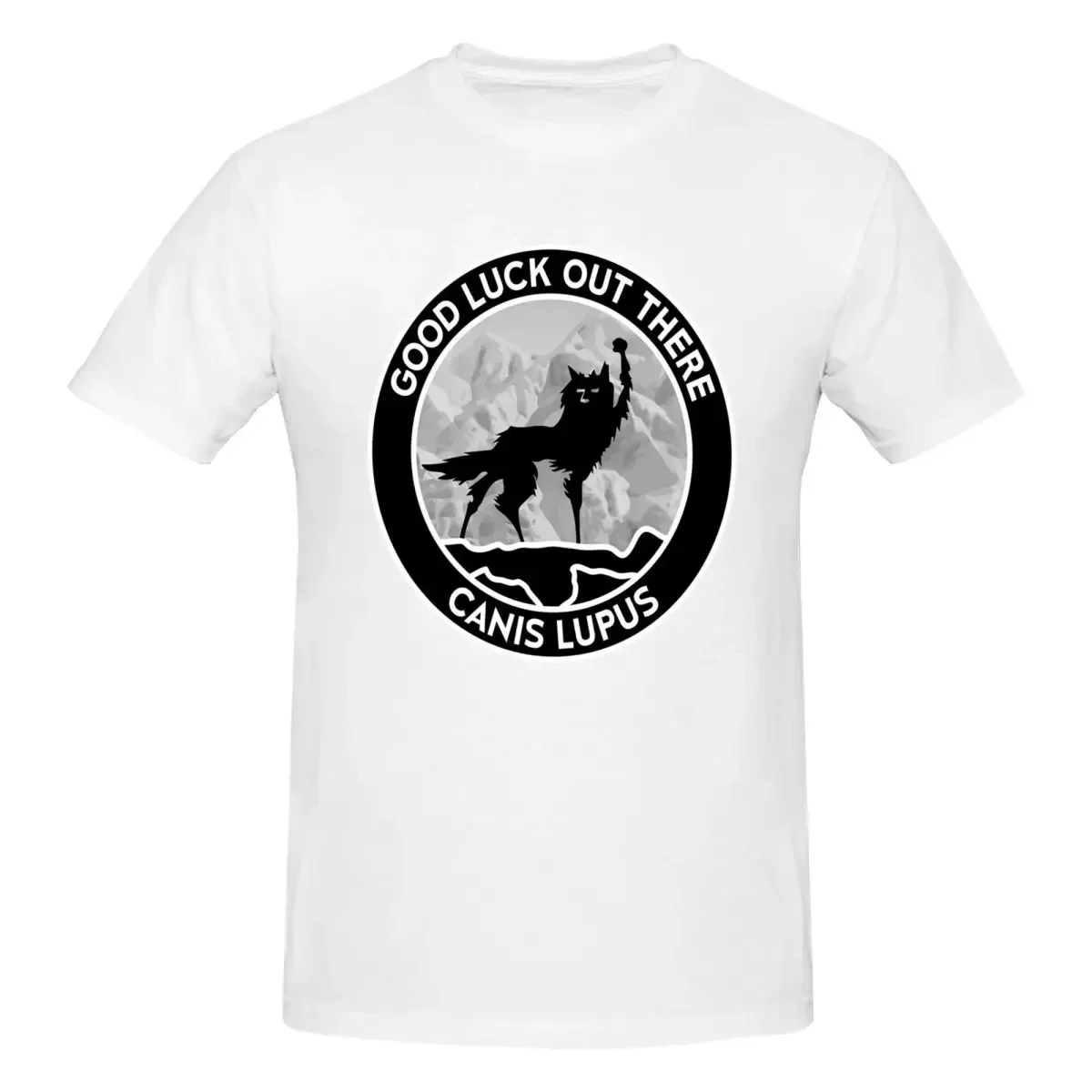 Fantástico Mr Fox - Wolf - Canis Lupus - Camiseta de algodón 100% relleno, camisetas de moda para hombre, camisetas de manga corta con cuello redondo para hombre S-6XL