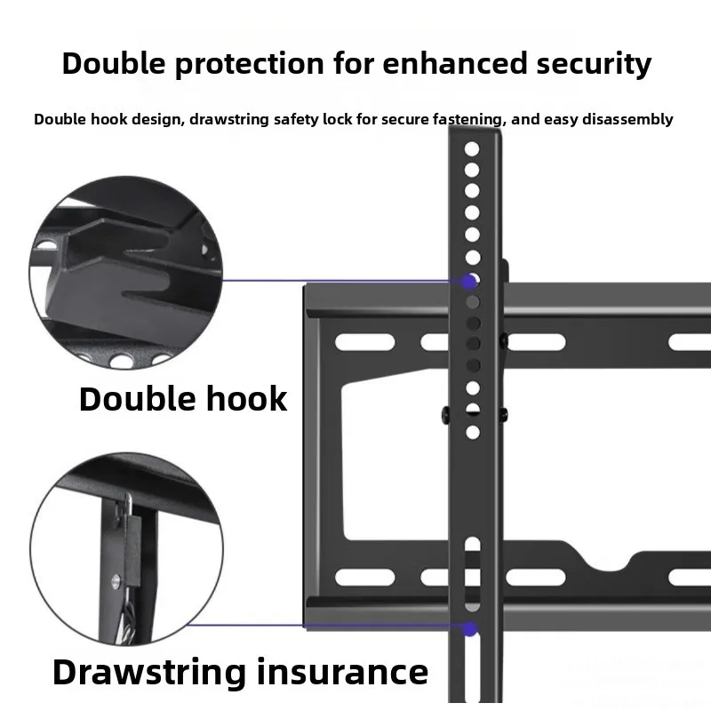 26-60 inch thickened TV universal tilt adjustable hanger wall bracket whole box