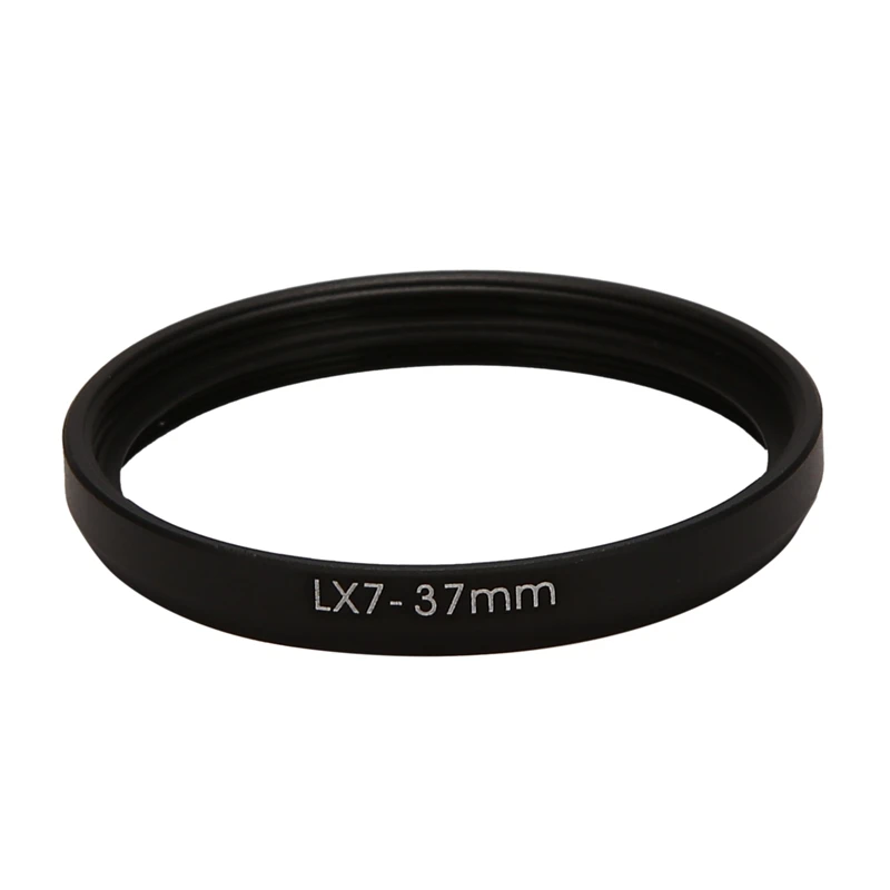 37Mm Lens Filter Adapter Ring Voor Panasonic Lumix Dmc Lx7 Dmw-Fa1 Zwart Atlx7bk