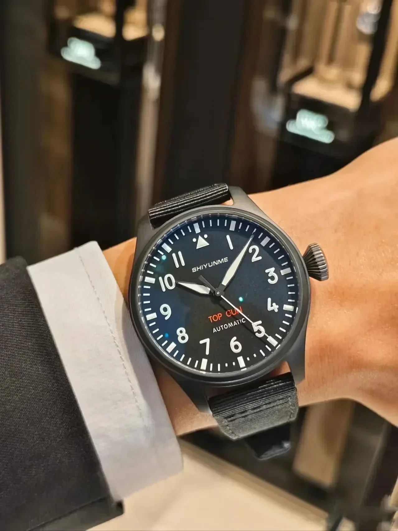 WATCH1 Store ساعة رياضية أوتوماتيكية ميكانيكية للجنسين متعددة الوظائف Worldtimer مجموعة الطيران من الفولاذ المقاوم للصدأ