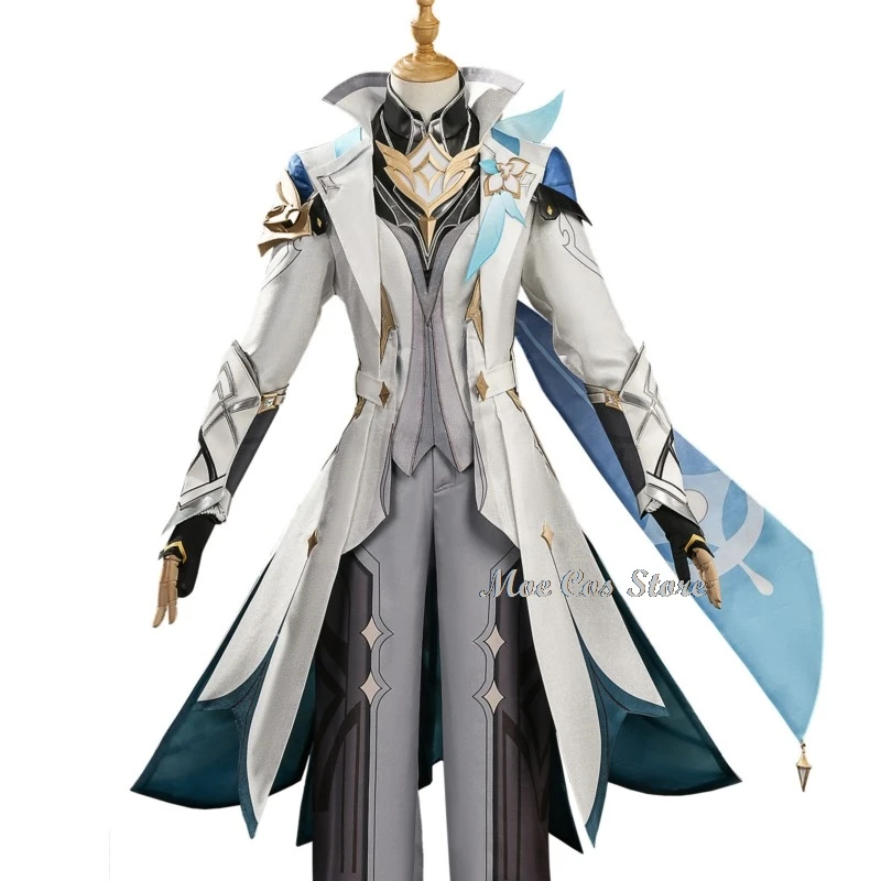 

Магазин косплей-костюмов Moe Cos: Костюм Путешественника Эйтера из Genshin Impact ‍ Костюм для косплея New 2026: Наряды из аниме «Как будто небо и земля создались заново», парик Хал