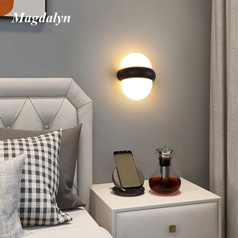 Magdalyn Modern Outdoor Wall Light Contemporary Home Garden DECO Lantern Designer Patio Lighting Waterproof Led Interior Lamp