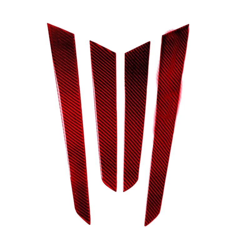 

Red Carbon Fiber Interior Door Panel Cover Trim For Mercedes-Benz C-Class W204 2007-2013 Parts