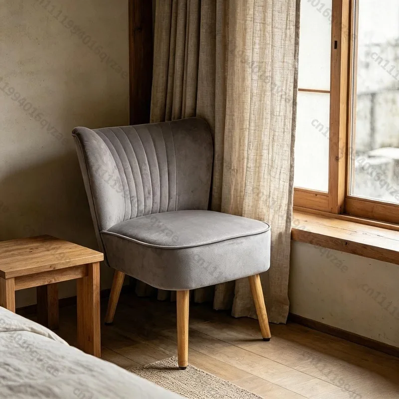 Custom High-quality Velvet Accent Lounge Chair