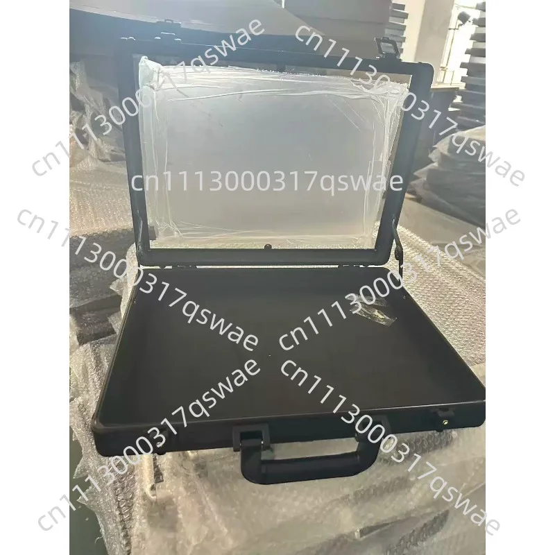 Portable Foldable Aluminum Alloy Toolbox Card Silver Storage Box for Night Market Stall-YBJ