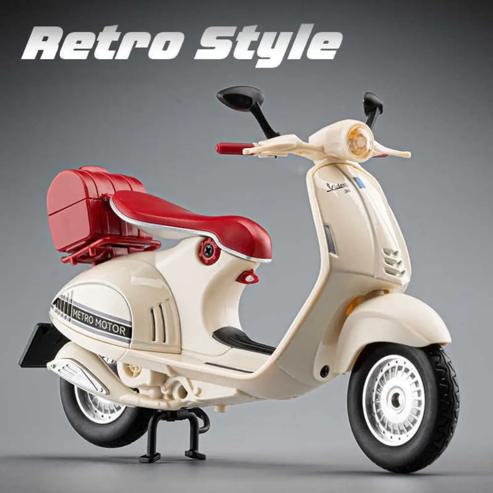 

Alloy 1:12 Alloy Motorcycle Model Sound Early Learning Retro Motorcycles Cars Toys Collection Crafts Vehicles Light Music Toy