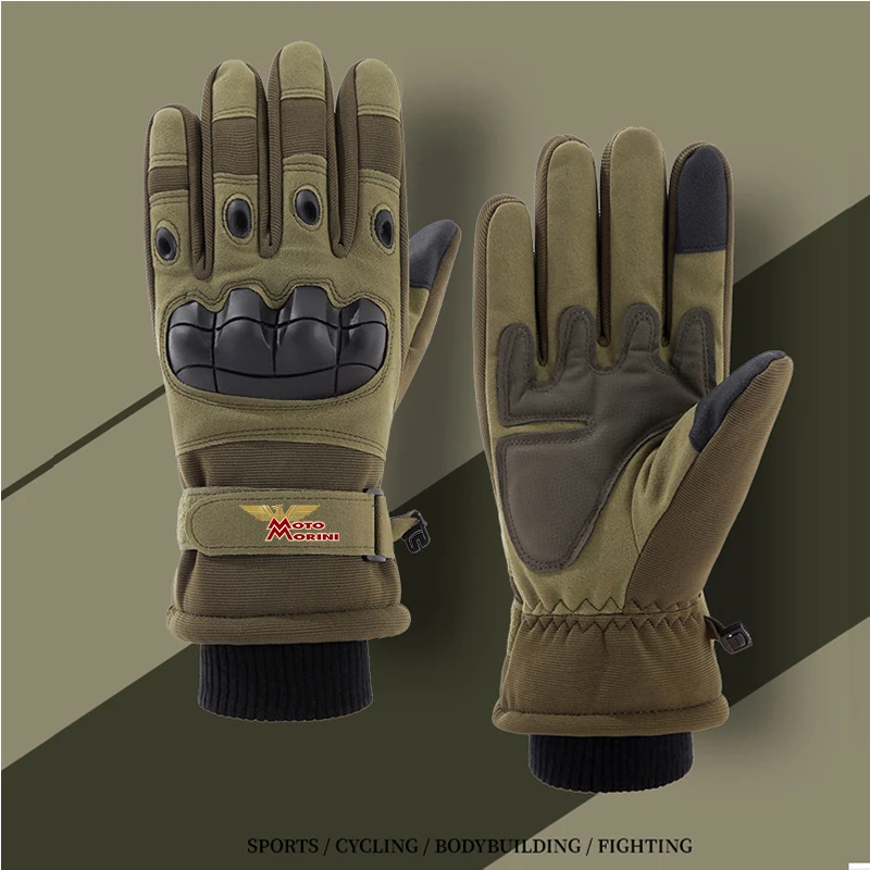 

Тактические защитные мотоциклетные перчатки для Moto Morini Seiemmezzo Scr Str X Cape Xcape 650, уличные зимние теплые перчатки с полным пальцем