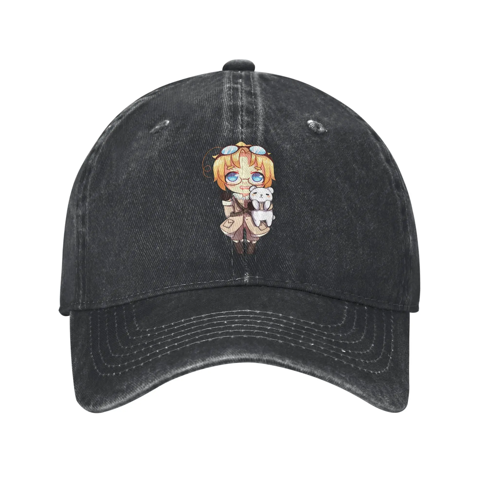Canada - Hetalia Fashion Baseball Cap  Oversized Black Cap  City Tour Black Cap
