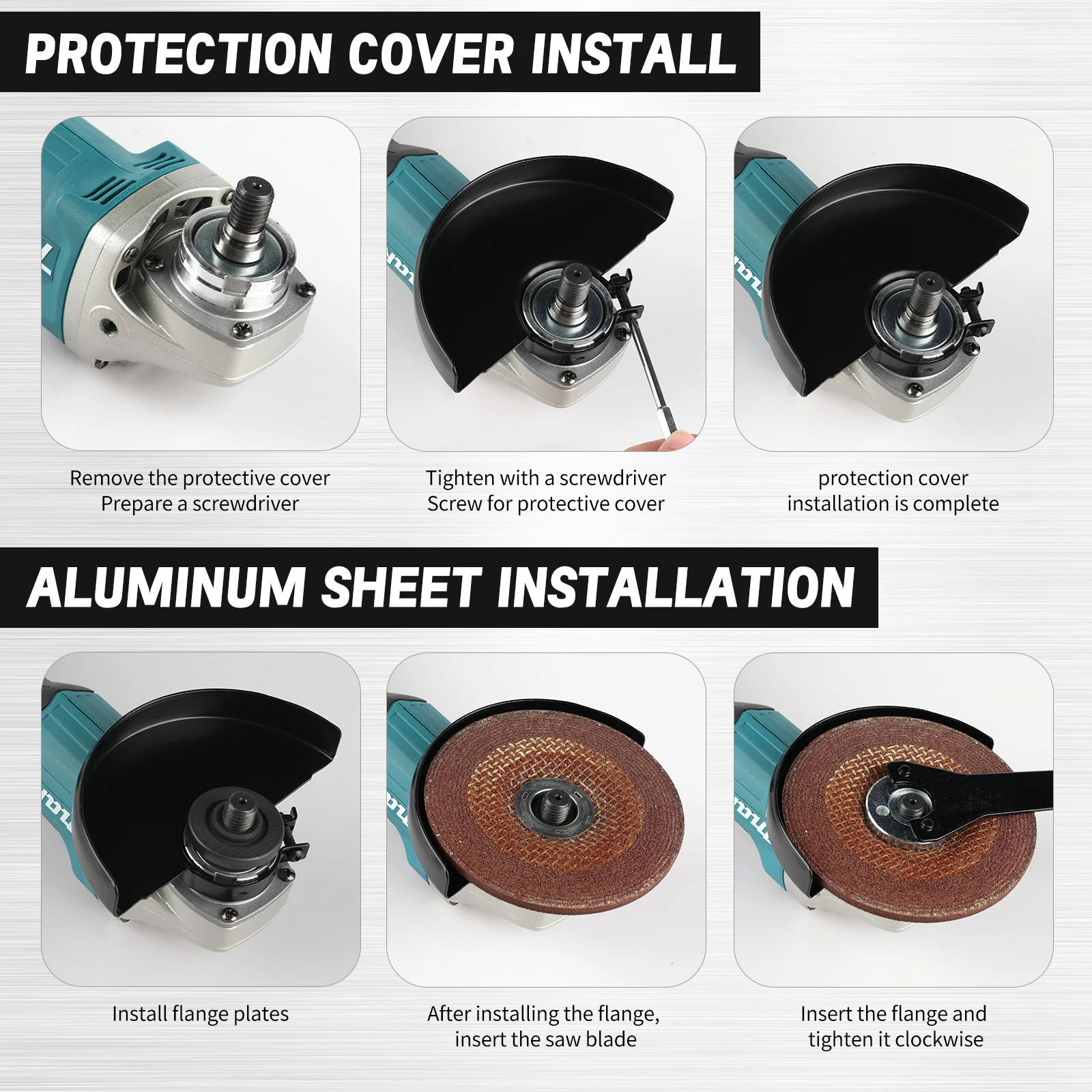 For Makita 18v Battery Pins, DGA504 Cordless Portable Brushless Grinder, Anti Slip Handle, Safety Lock for Construction