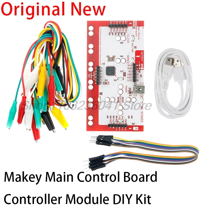 Alligator Clip Jumper Wire + Standard Controller Board DIY Kit + USB Cable For Makey UNO R3, Mega 2650, Nano for Child's Gift