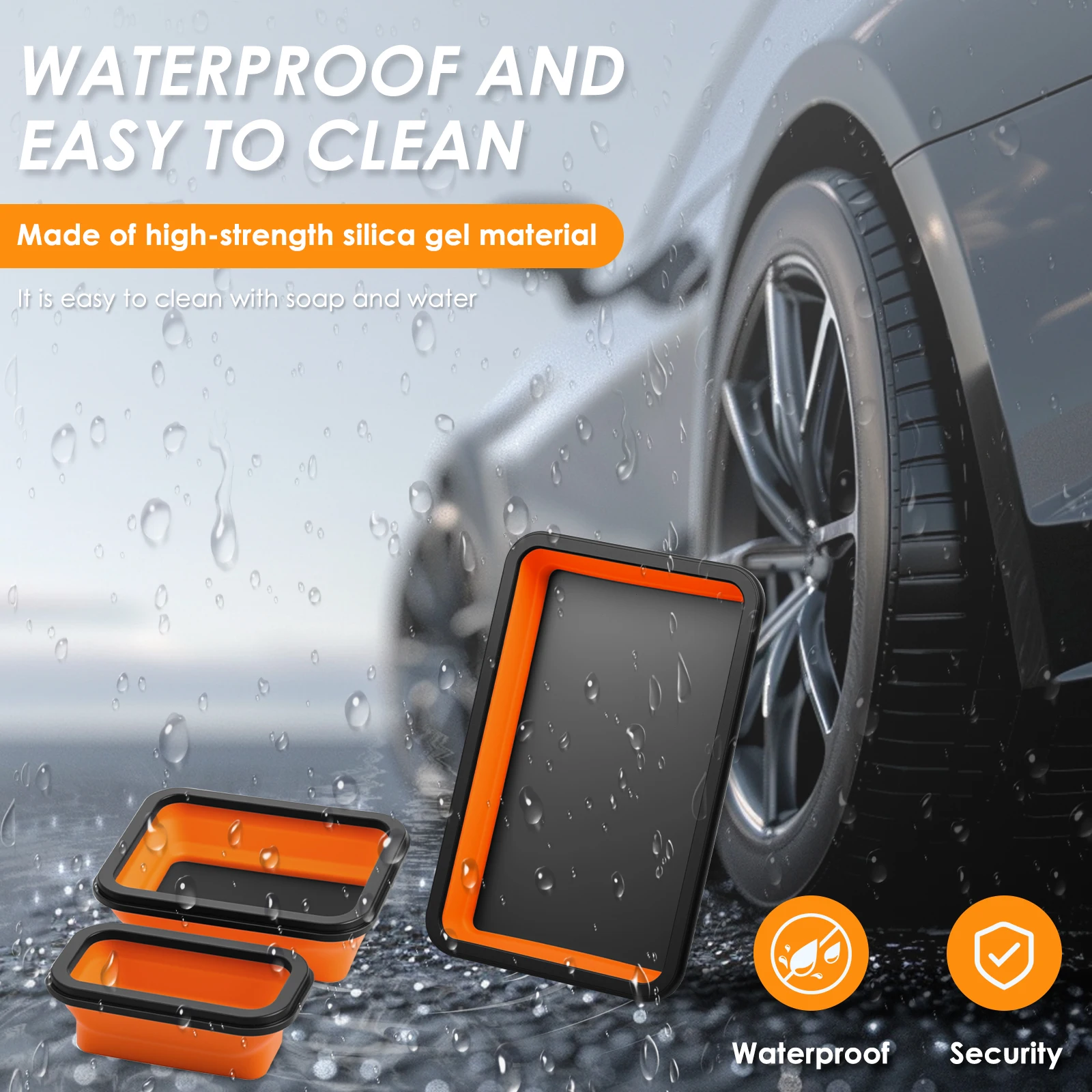 مجموعة صينية الأجزاء المغناطيسية القابلة للطي 3 صواني أدوات مختلفة الحجم للبراغي والمسامير والصواميل والغسالات والدبابيس والأجزاء المعدنية الصغيرة الأخرى