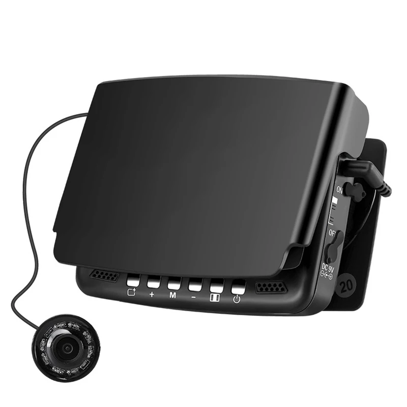 สําหรับตกปลาน้ําแข็ง 1000Tvl Fish Finder กล้องวิดีโอใต้น้ํา 4.3In จอแสดงผล Lcd 8 ชิ้น Led Night Vision ฟังก์ชั่นปิด (EU)